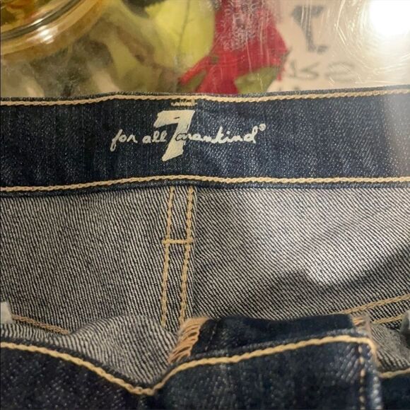 2 PAIRS LADIES 7 For All Mankind Denim Shorts - Picture 10 of 15